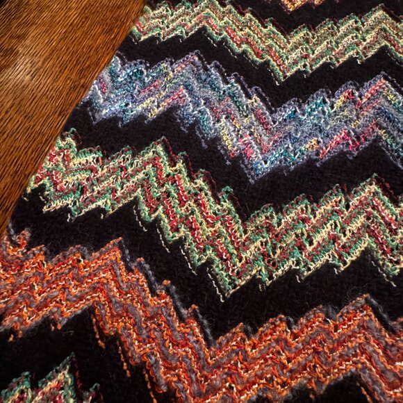 Vintage Baron von Stain unique collared knit sweater (size M) - Picture 14 of 15